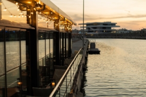Vistas al puerto desde Restaurante Albacora