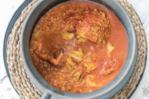Caldero de Arroz con Centollo - Albacora